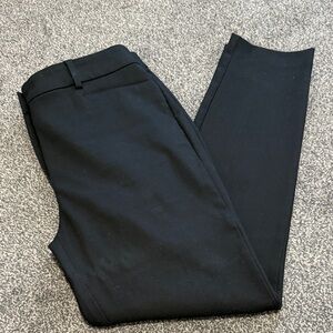 LOFT Sutton Skinny Pants Women’s Size 6 Curvy Black Work Pants Slim Fit